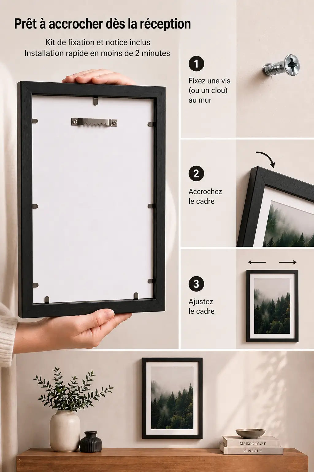 Tableau Cheval Minimaliste
