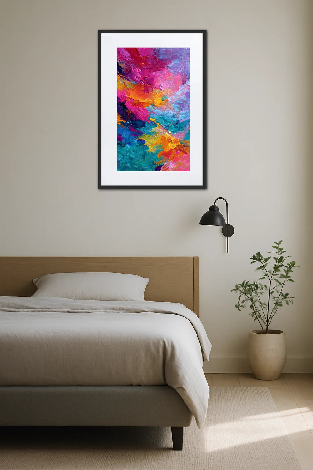 Tableau Abstrait Coloré