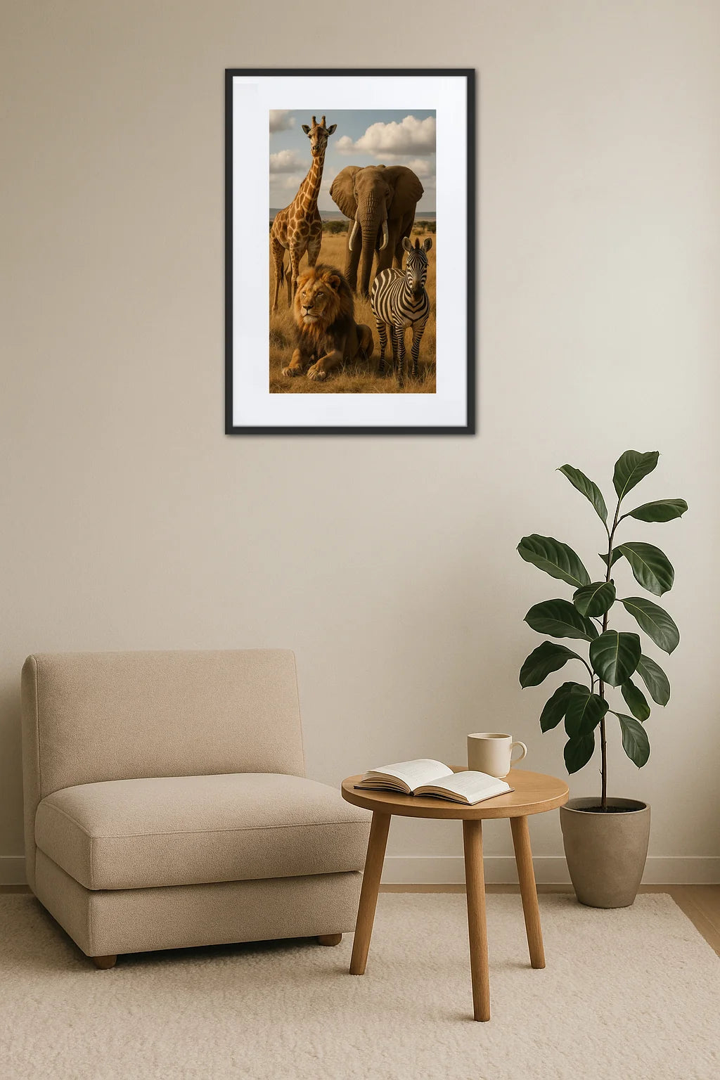 Tableau Animaux De La Savane