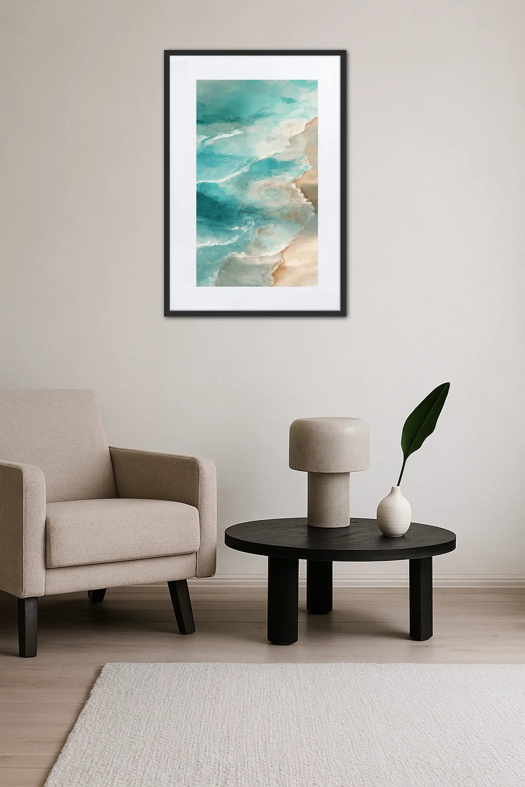 Tableau Aquarelle Mer