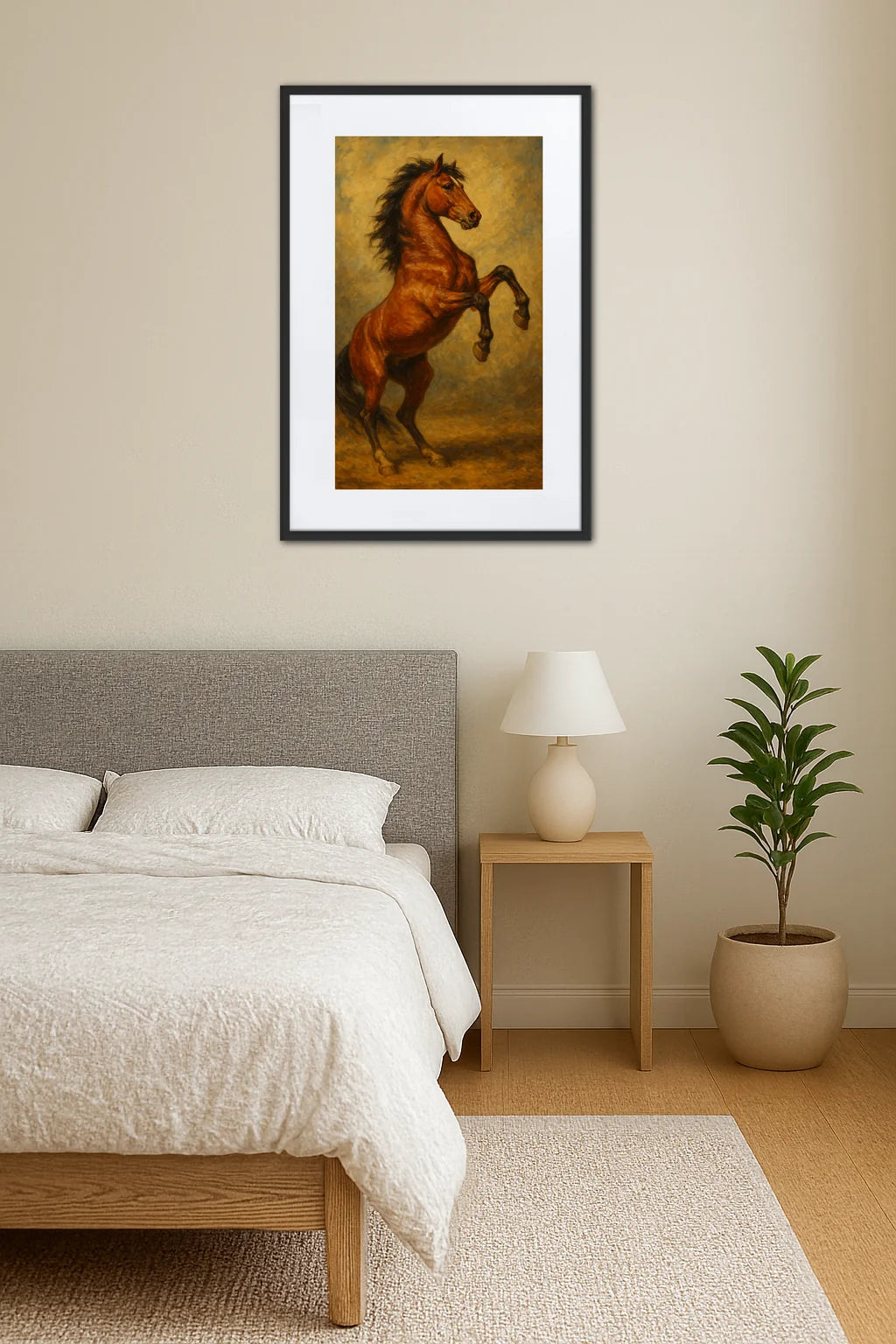 Tableau Cheval Cabré