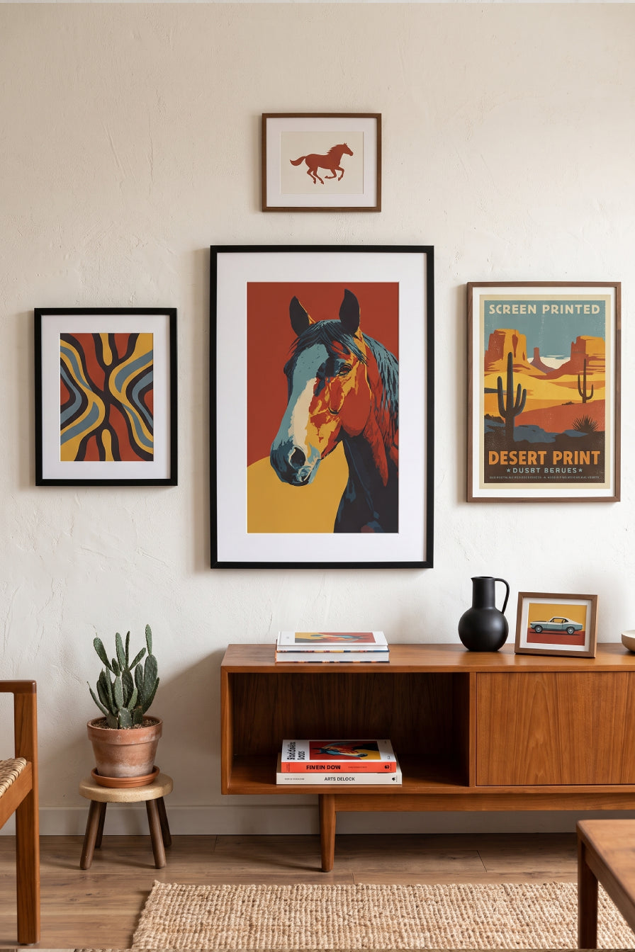 Tableau Cheval Pop Art Esprit Wesselmann