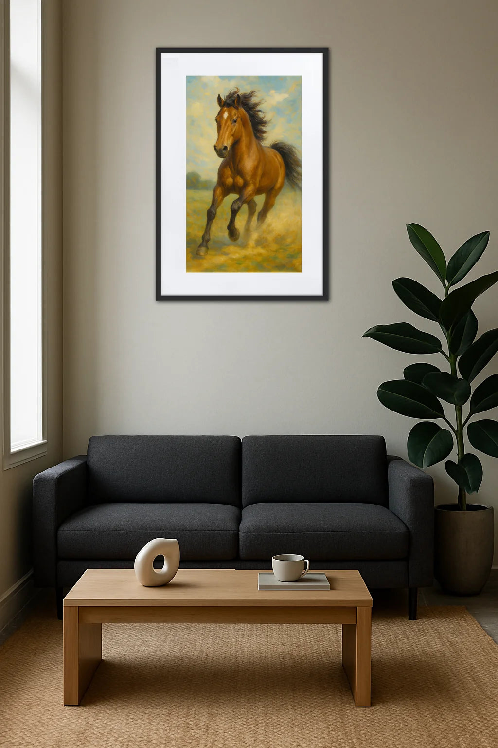 Tableau Cheval Qui Court