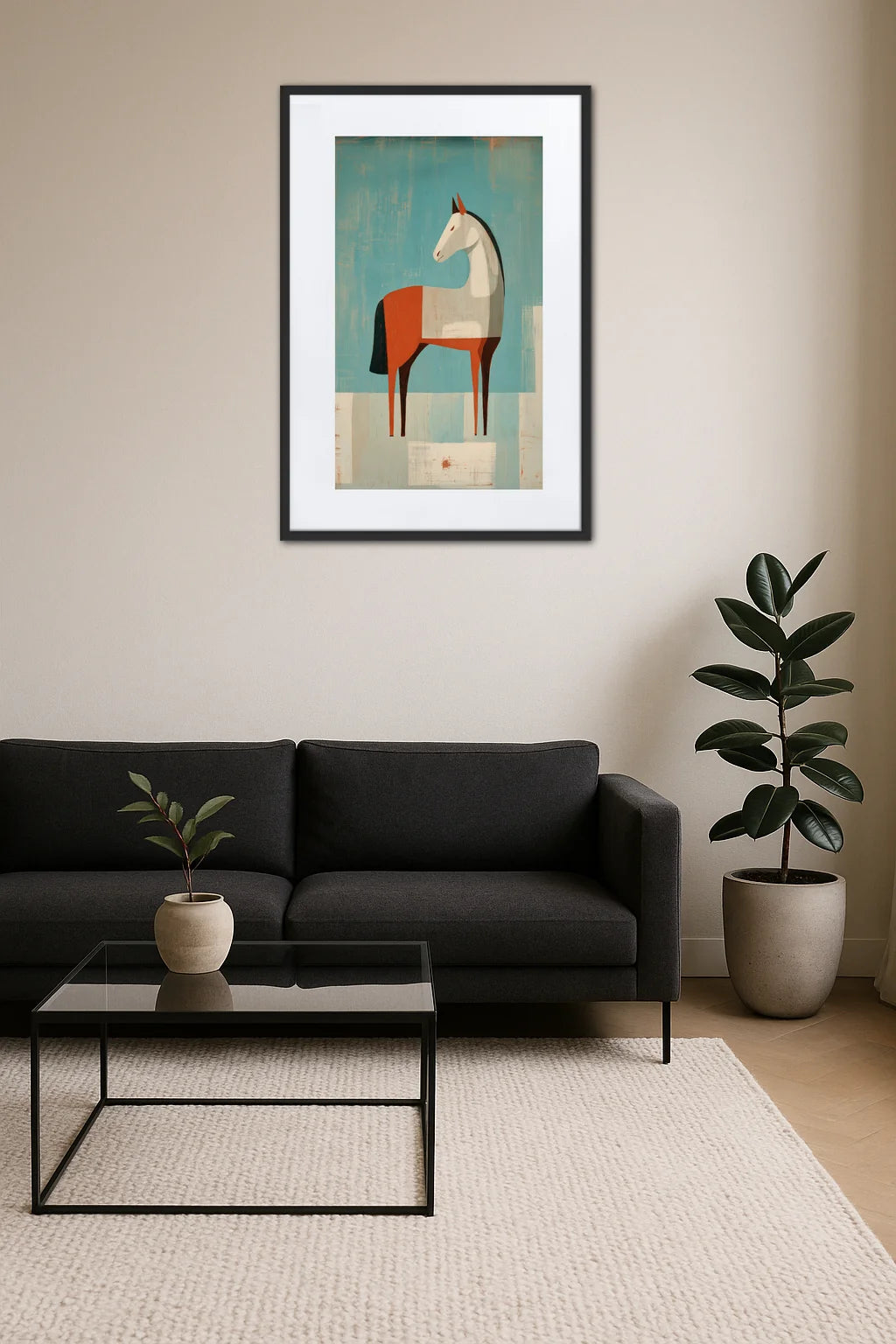 Tableau Cheval Stylisé