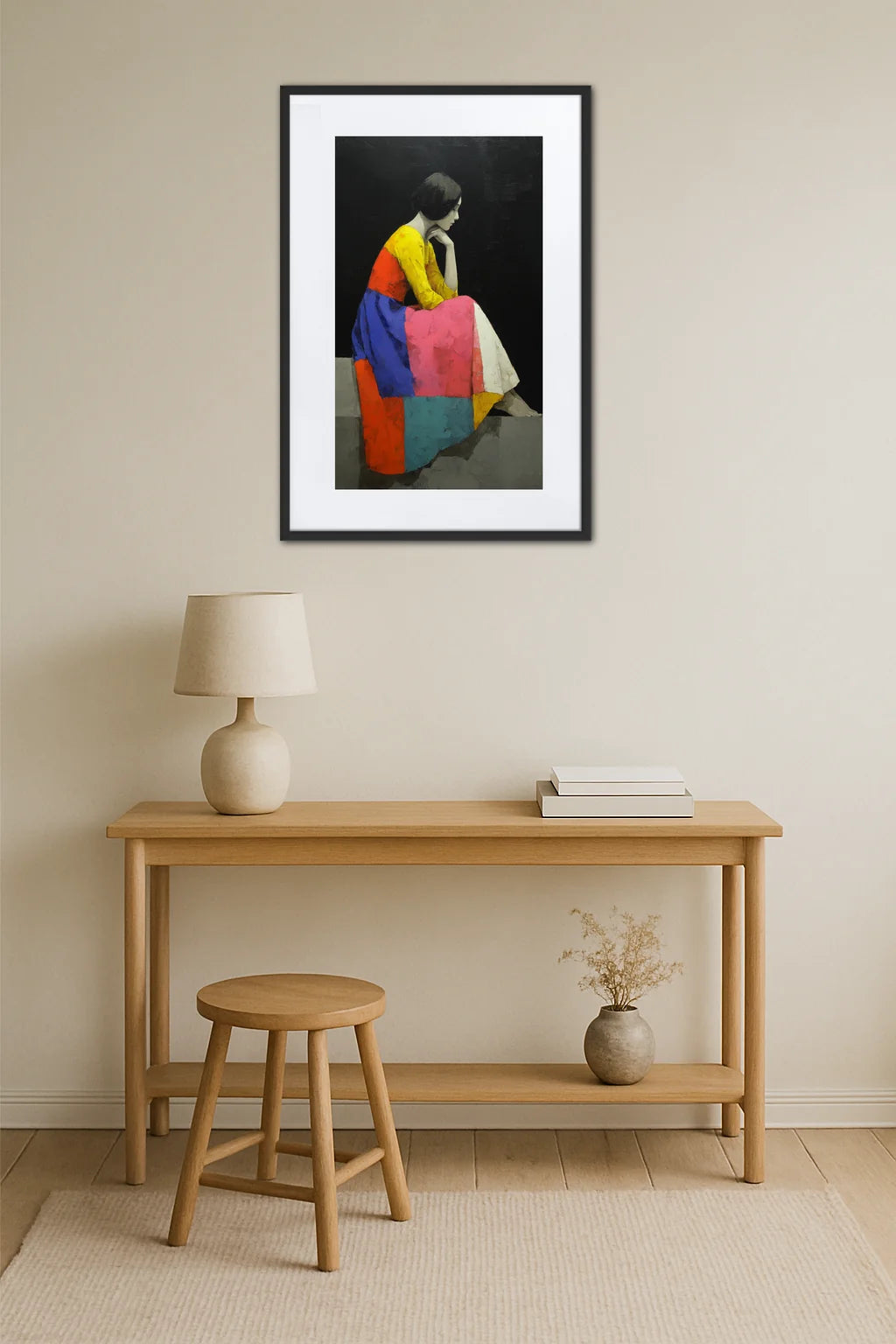 Tableau Contemporain Femme