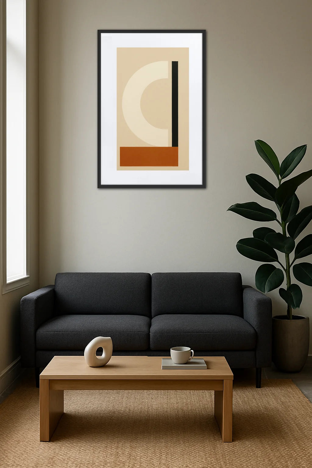 Tableau Contemporain Geometrique