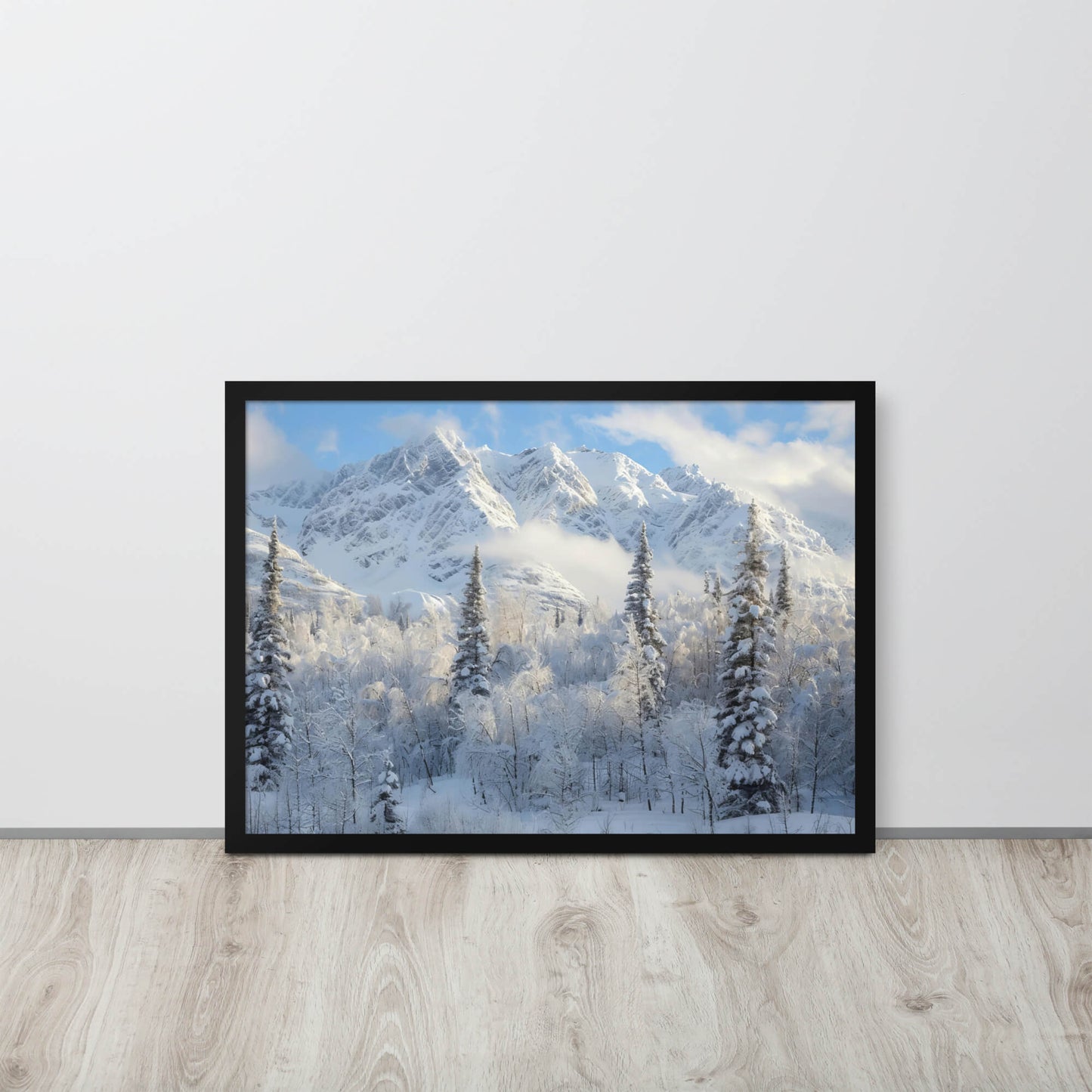 Tableau Montagne Enneigée