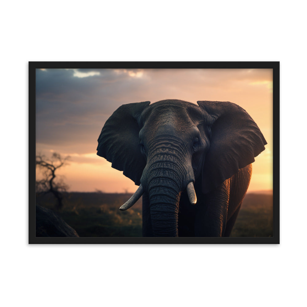 Tableau éléphant sur toile