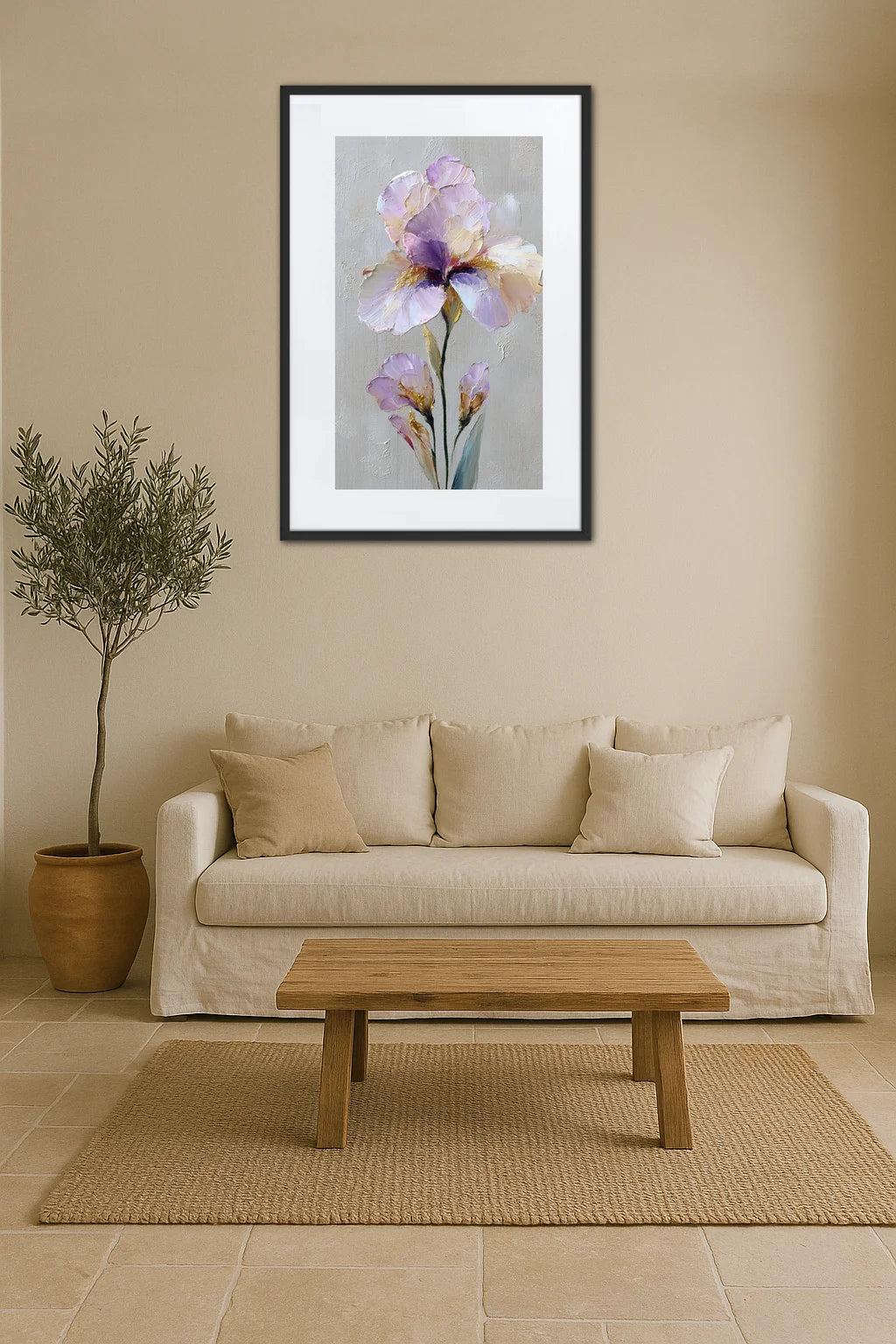 Tableau Fleur Iris