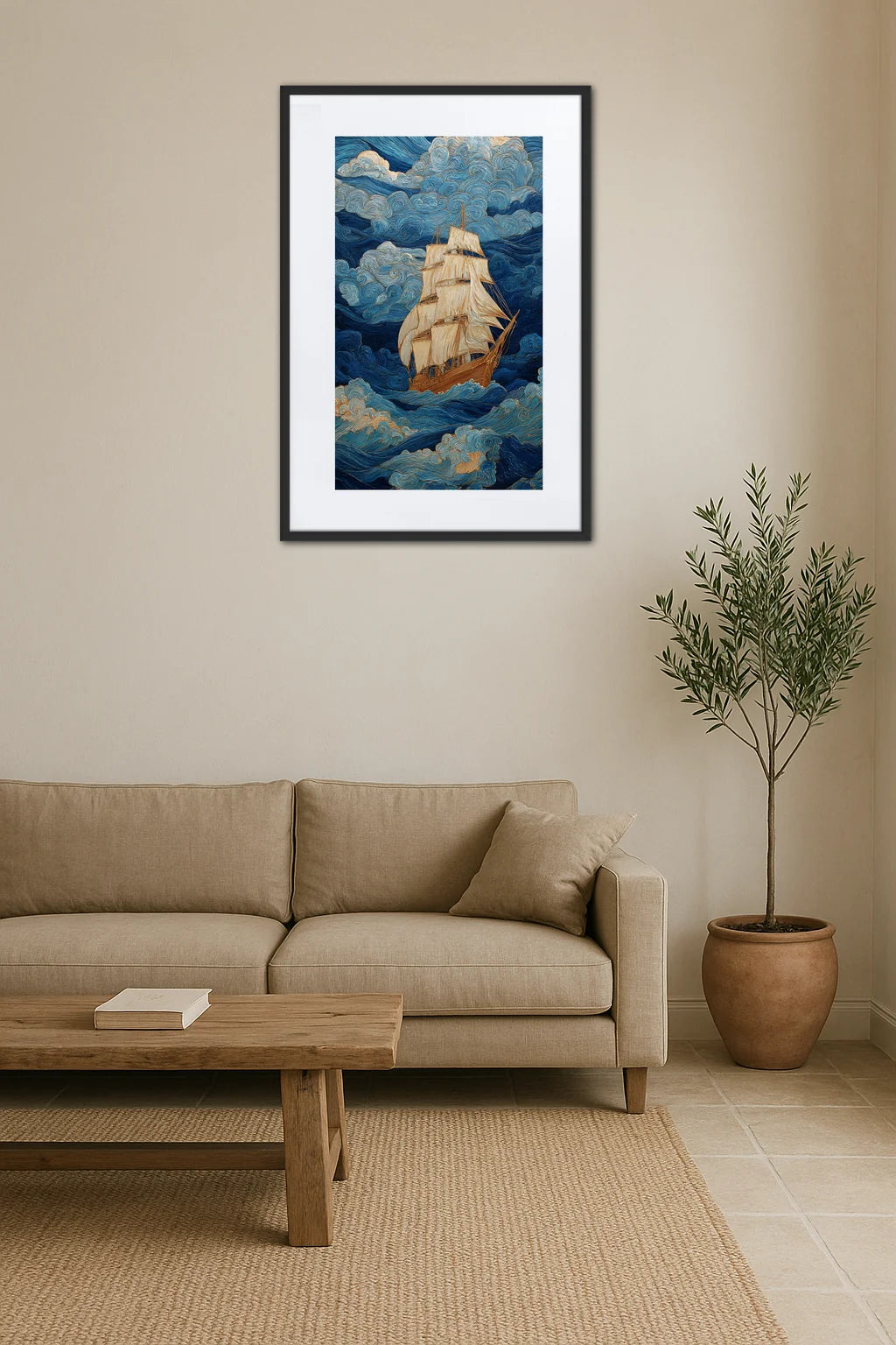 Tableau Japonais Mer