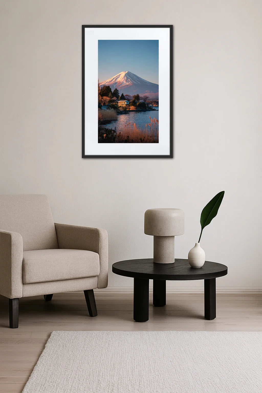 Tableau Japonais Montagne