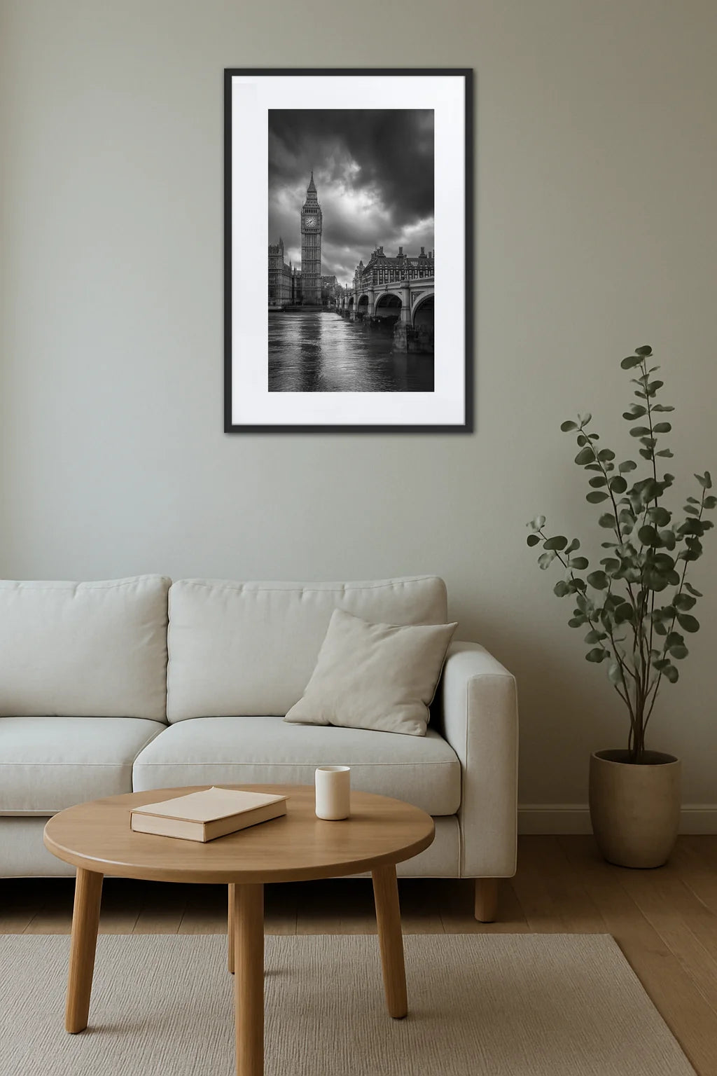 Tableau Londres Noir Et Blanc