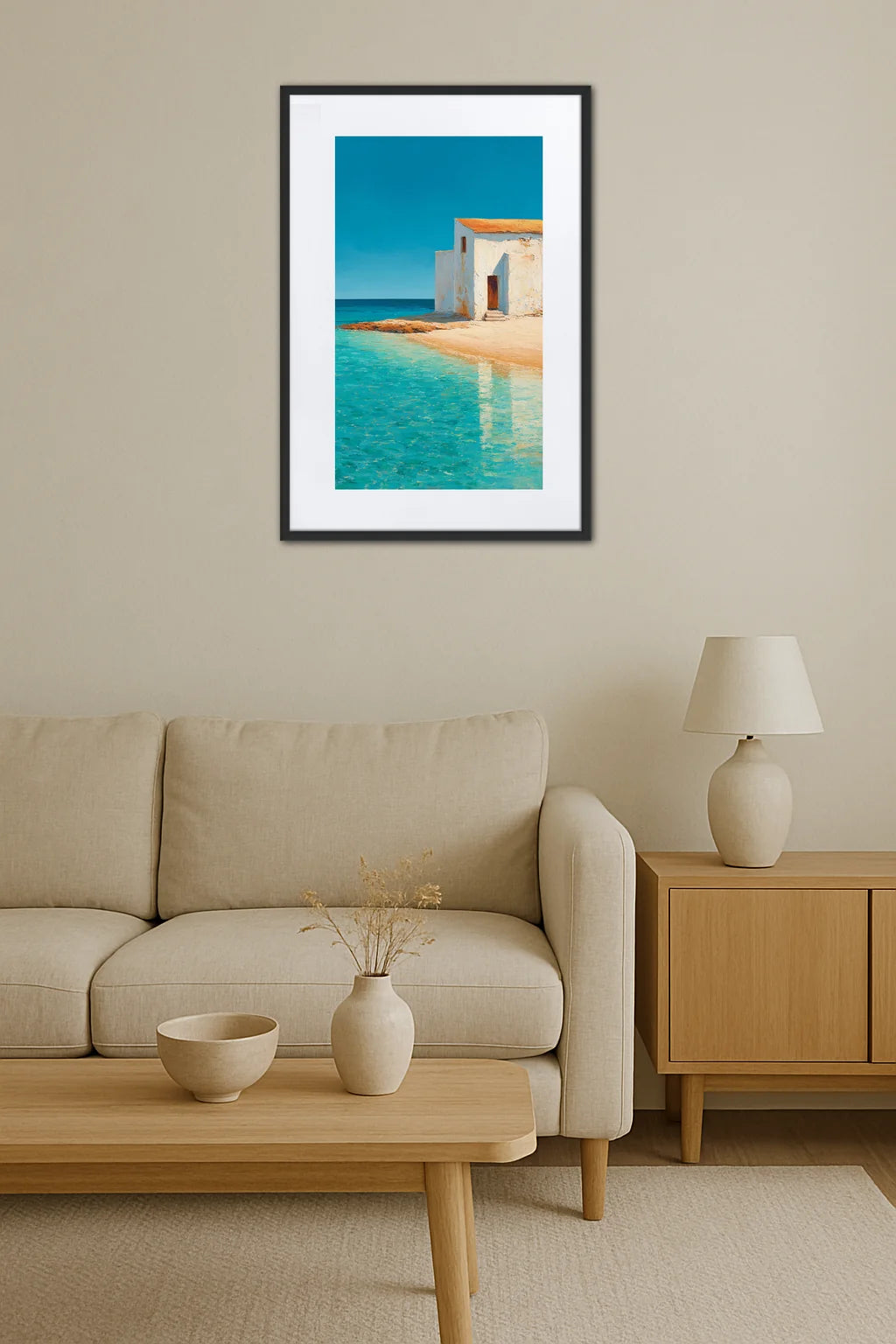 Tableau Maison Bord De Mer