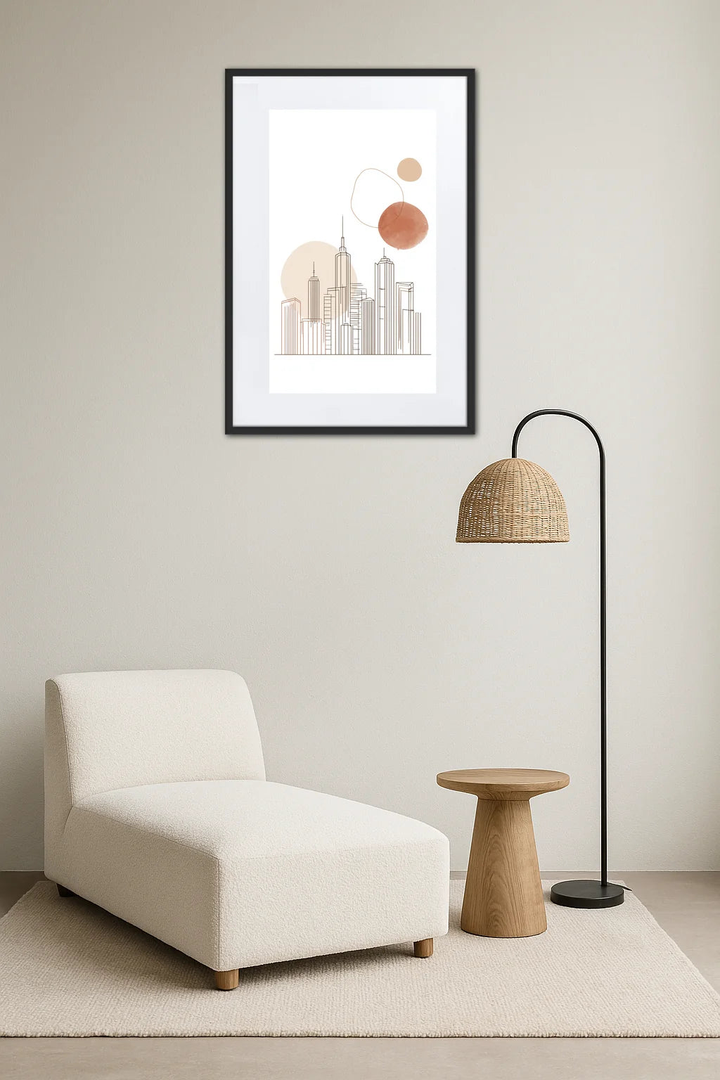 Tableau Minimaliste Ville