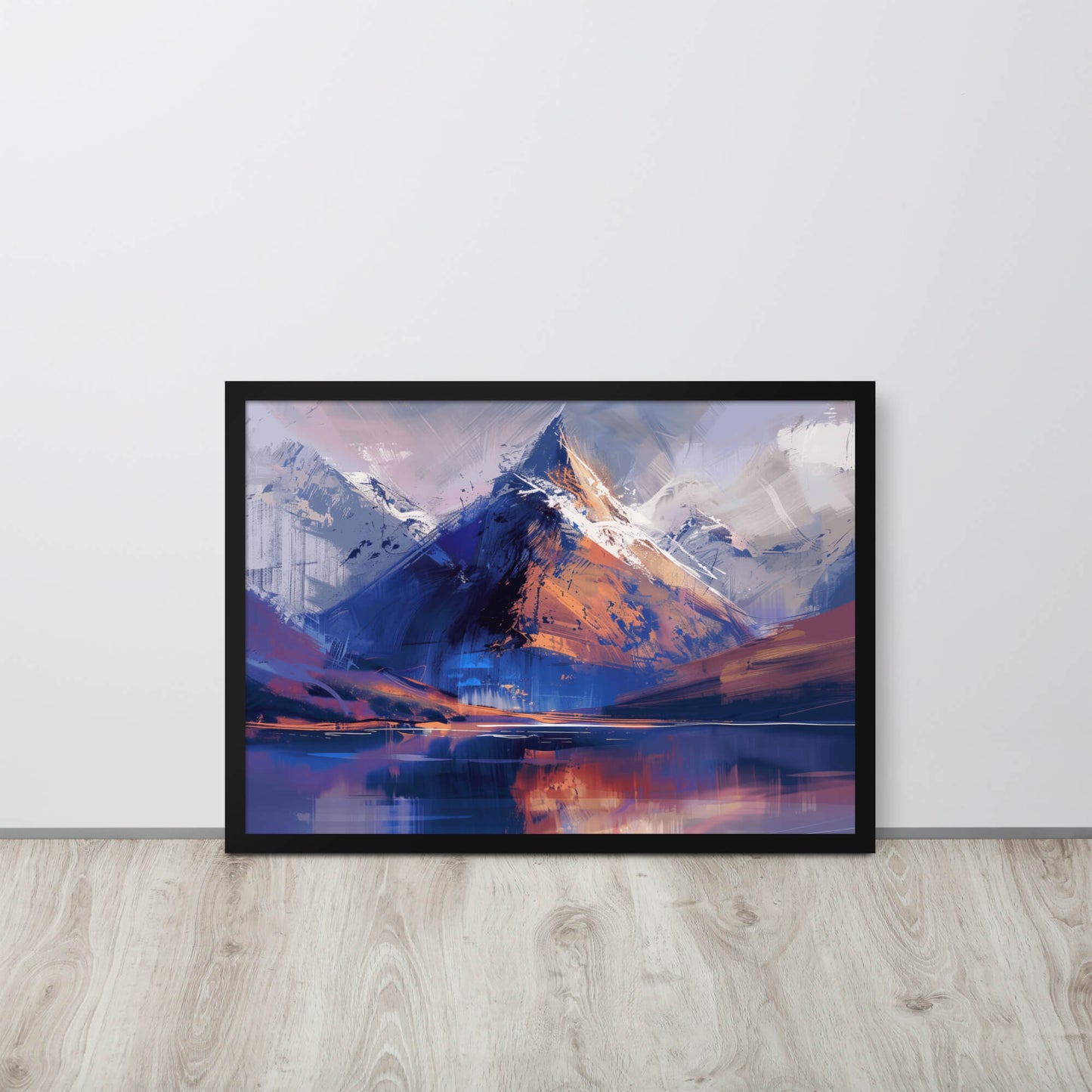 Tableau Montagne Abstrait