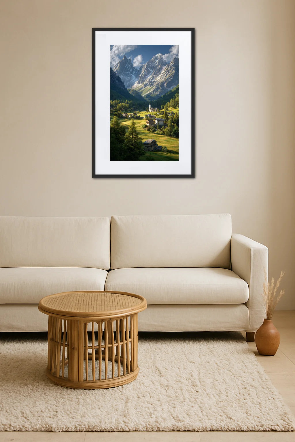 Tableau Montagne Alpes