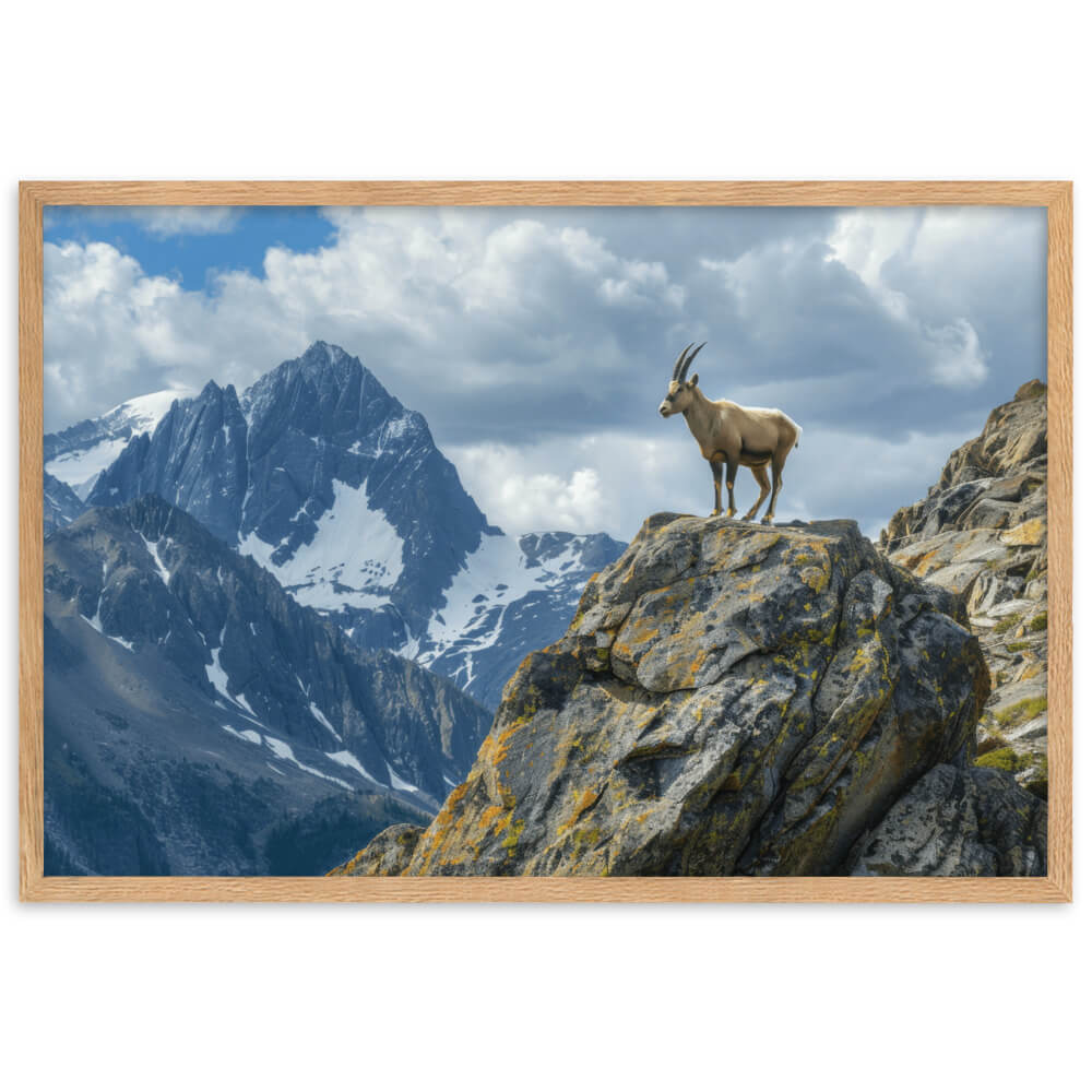 Tableau Montagne Animaux