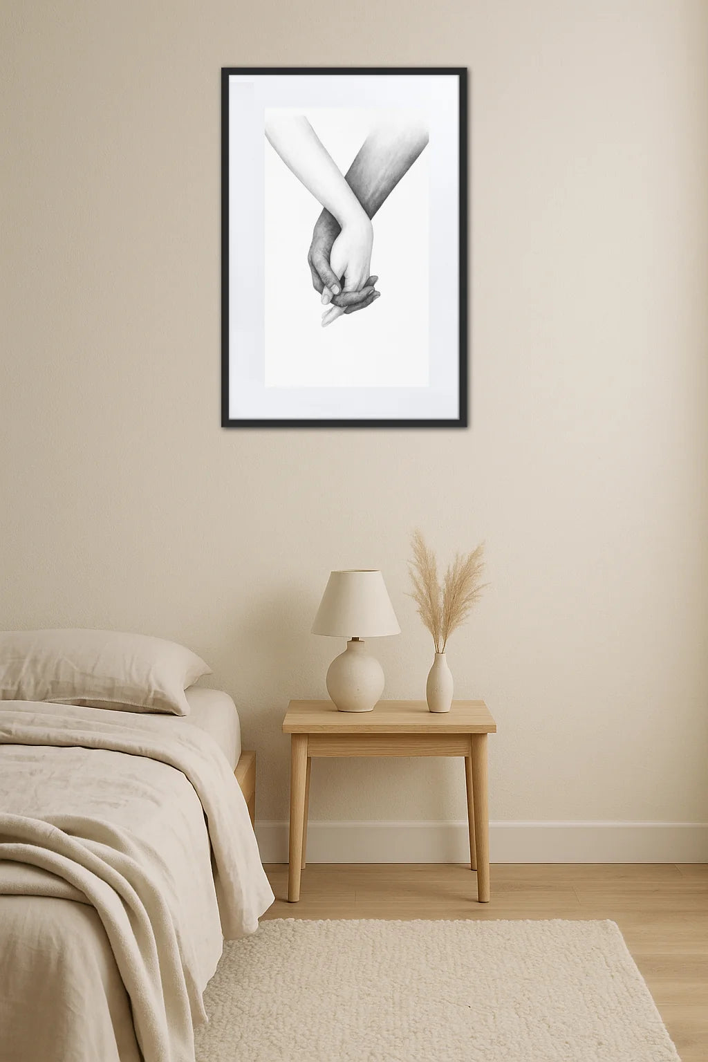 Tableau Noir Et Blanc Couple