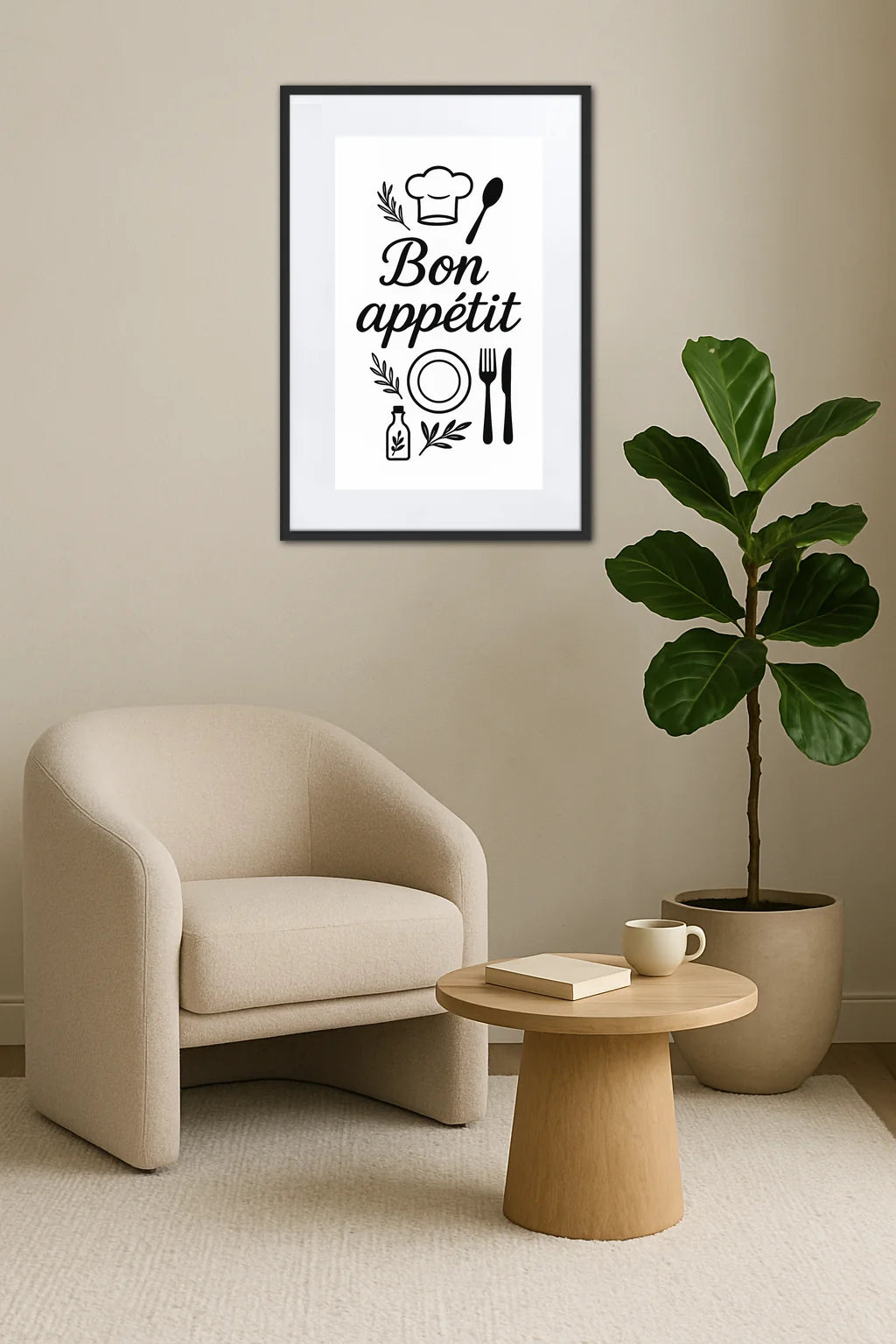 Tableau Noir Et Blanc Cuisine