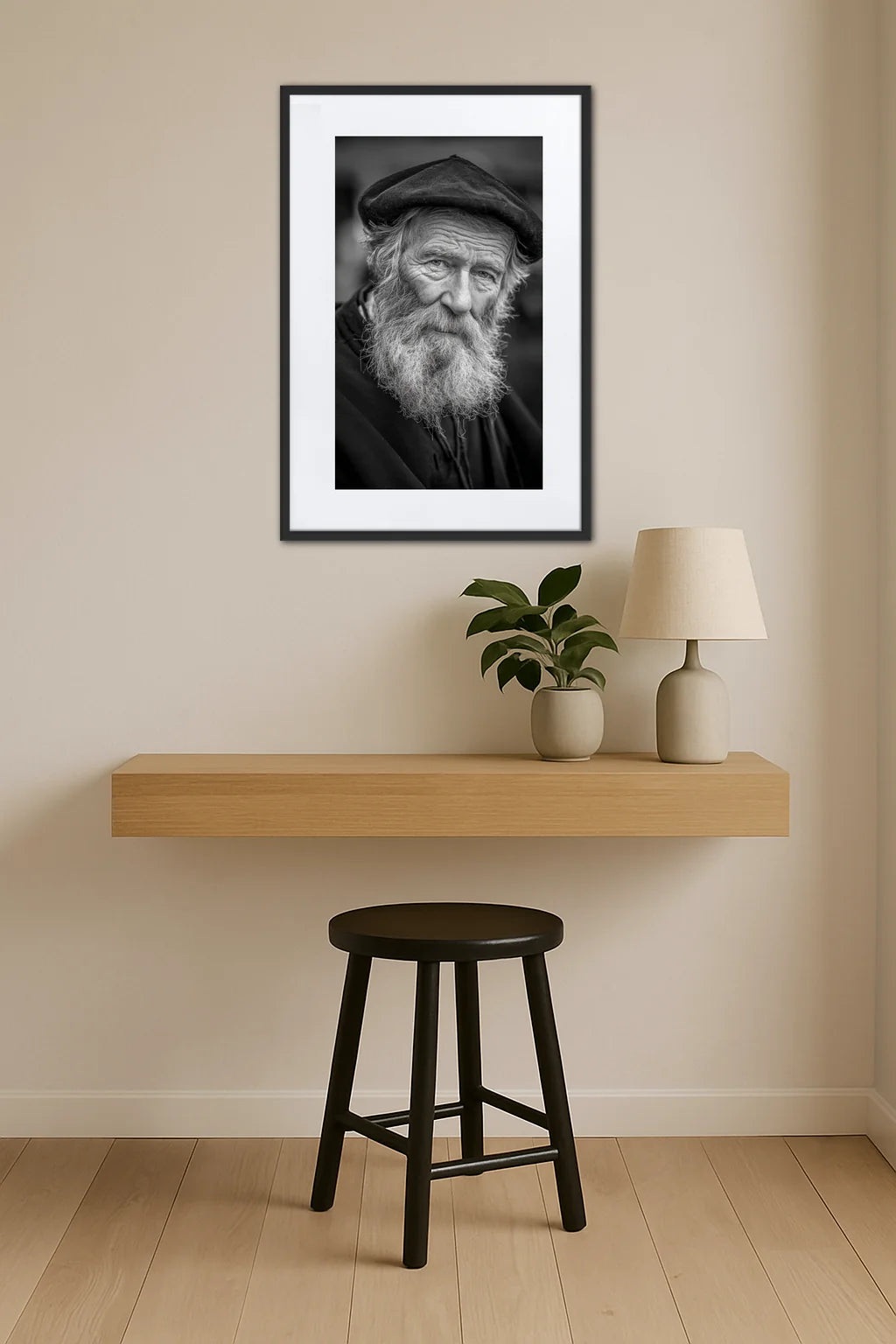 Tableau Noir Et Blanc Homme