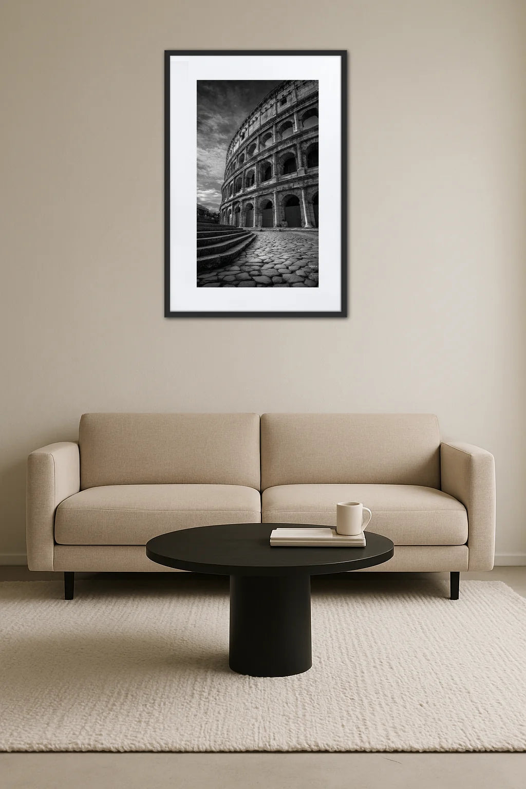 Tableau Noir Et Blanc Italie