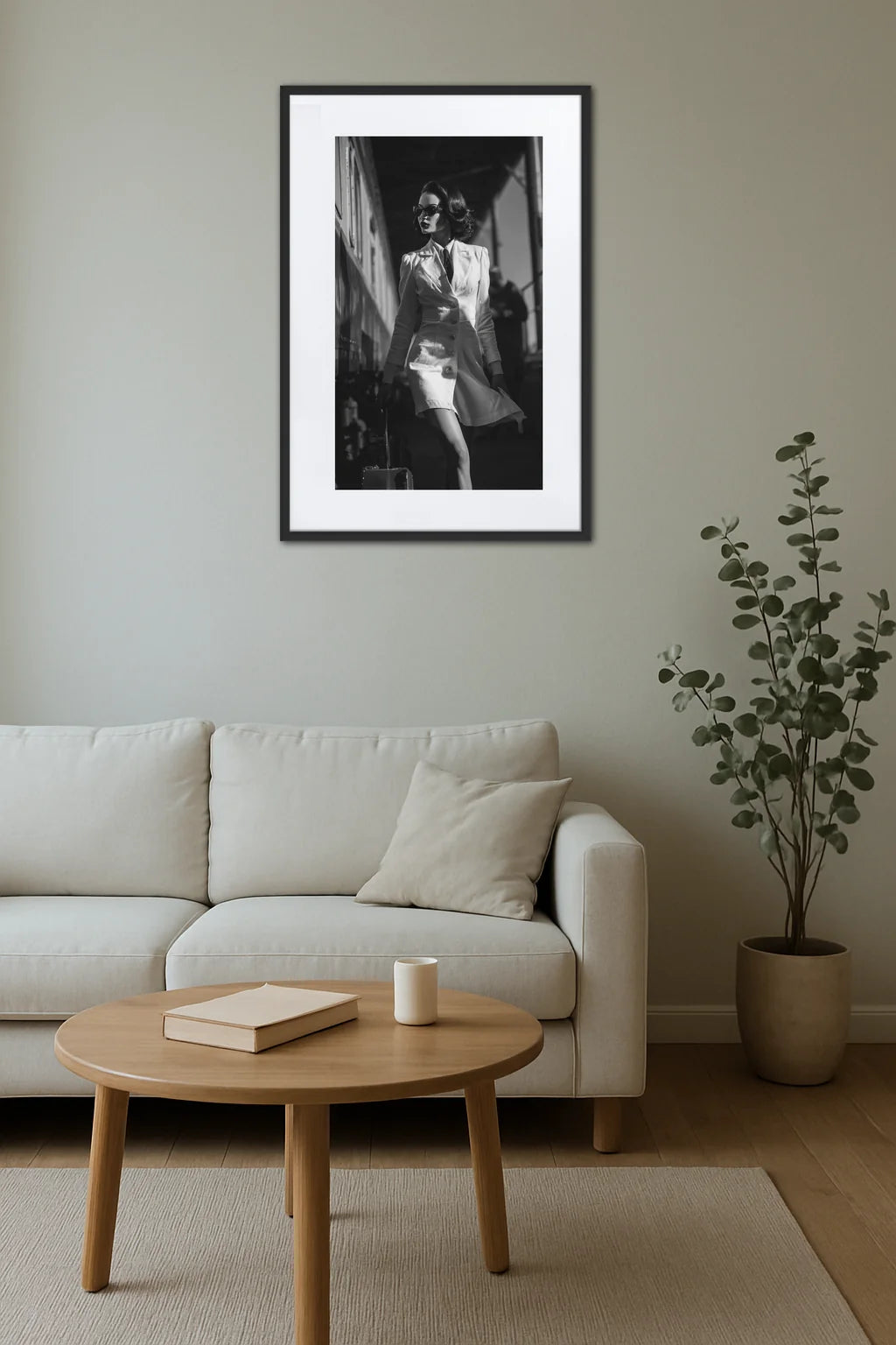 Tableau Noir Et Blanc Retro