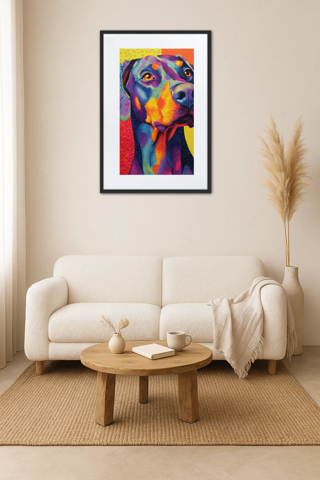 Tableau Pop Art Chien