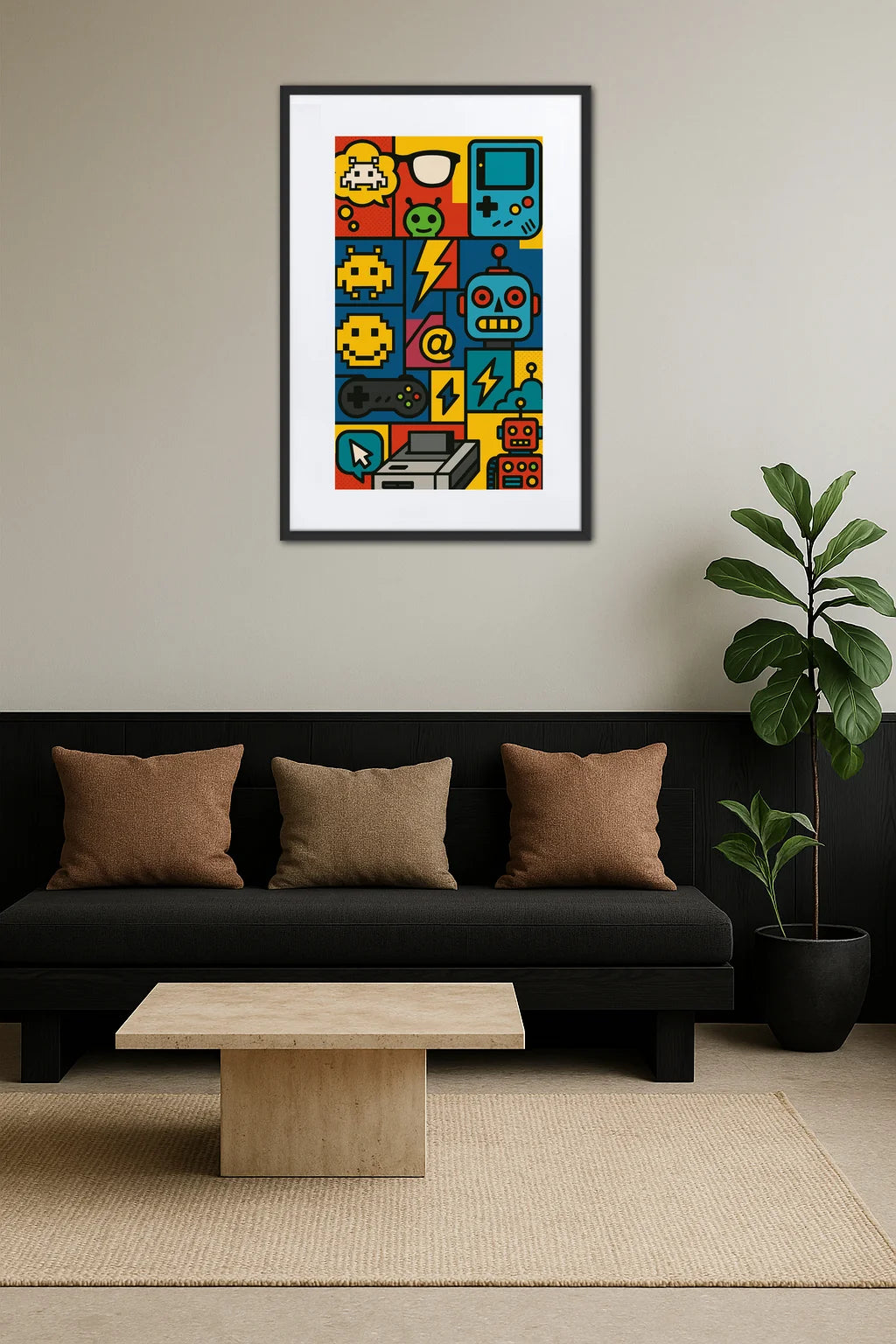 Tableau Pop Art Geek