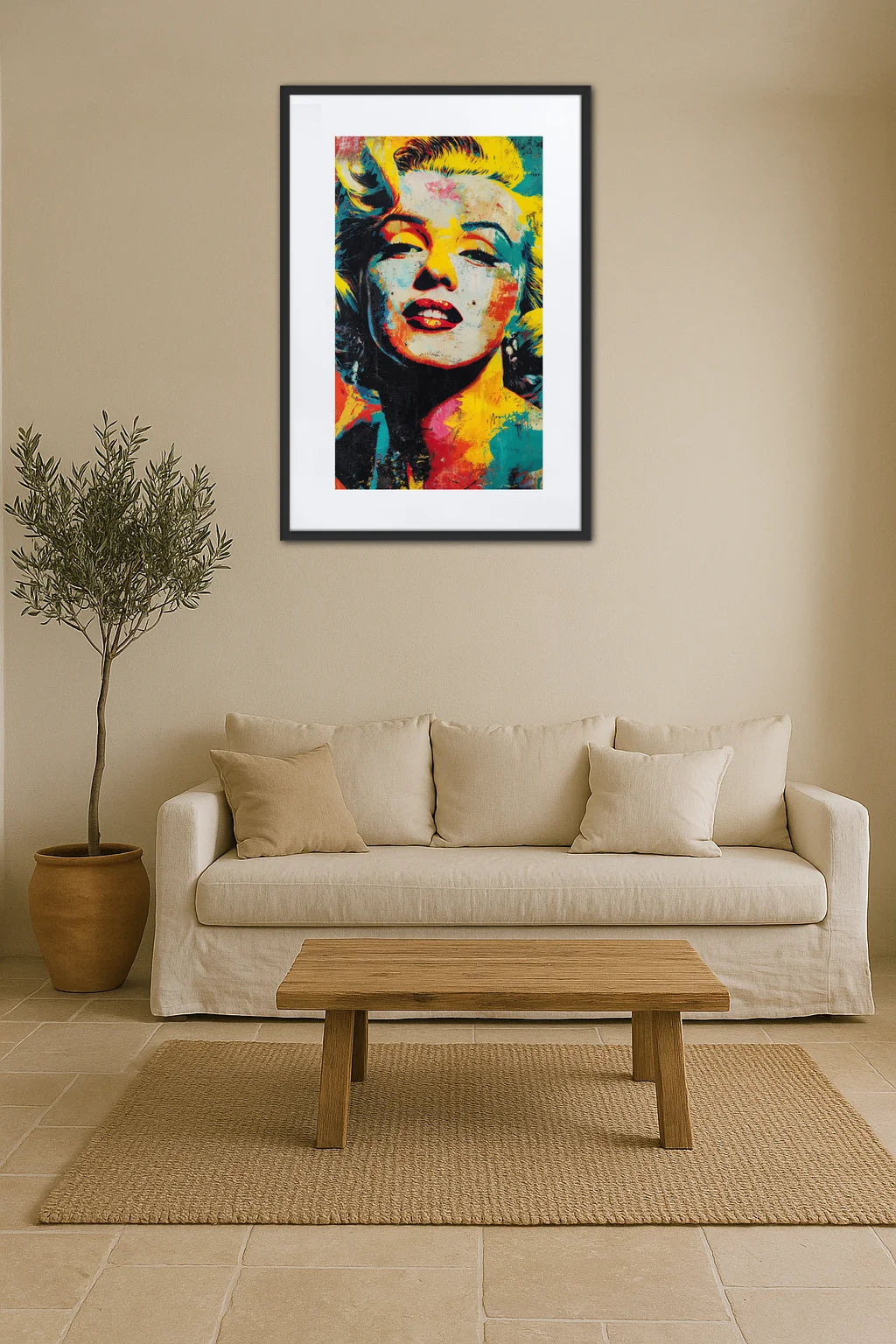 Tableau Pop Art Marilyn Monroe