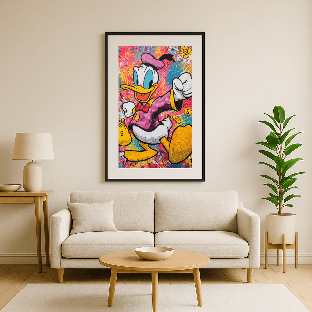 Tableau Pop Art Picsou