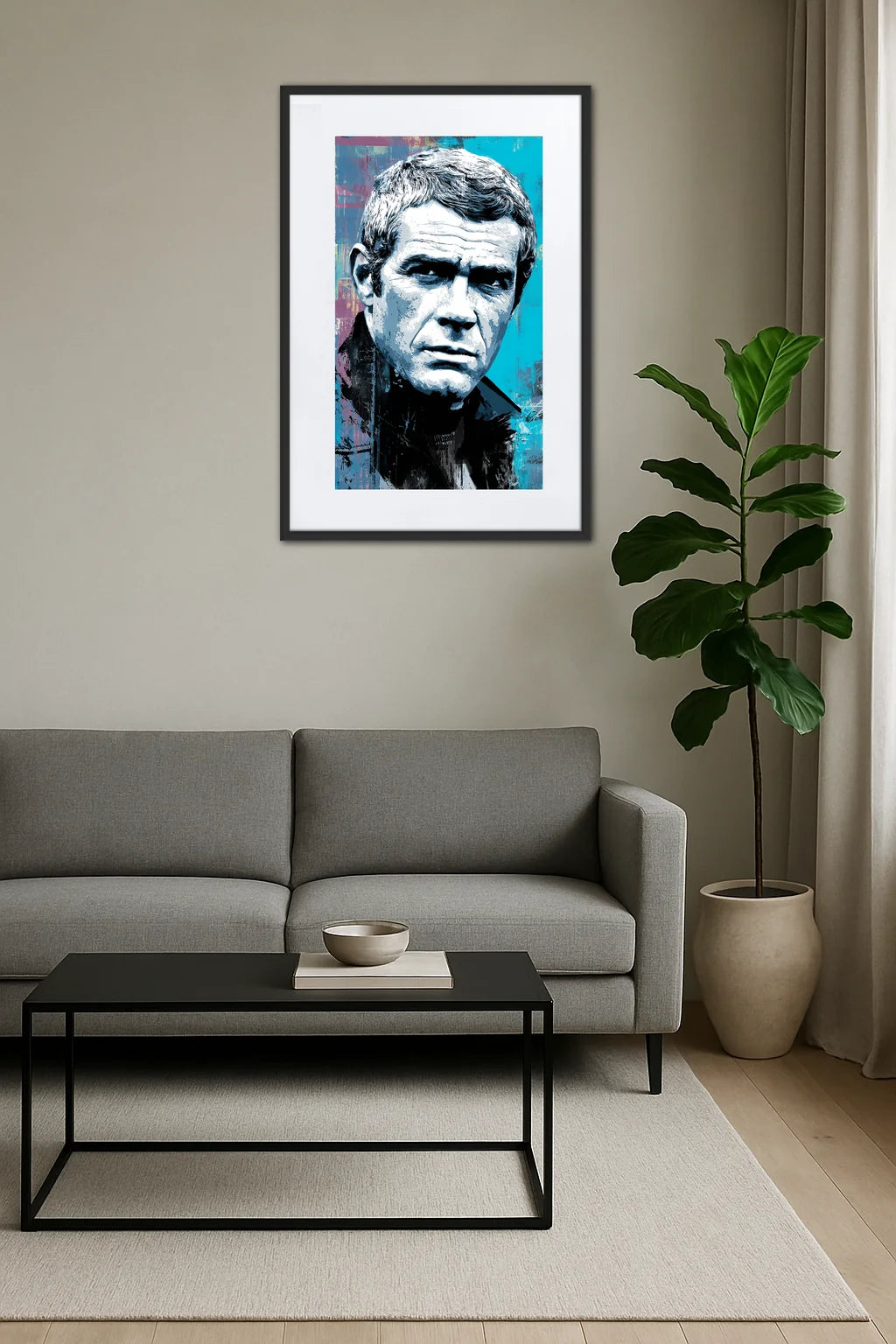 Tableau Pop Art Steve Mcqueen