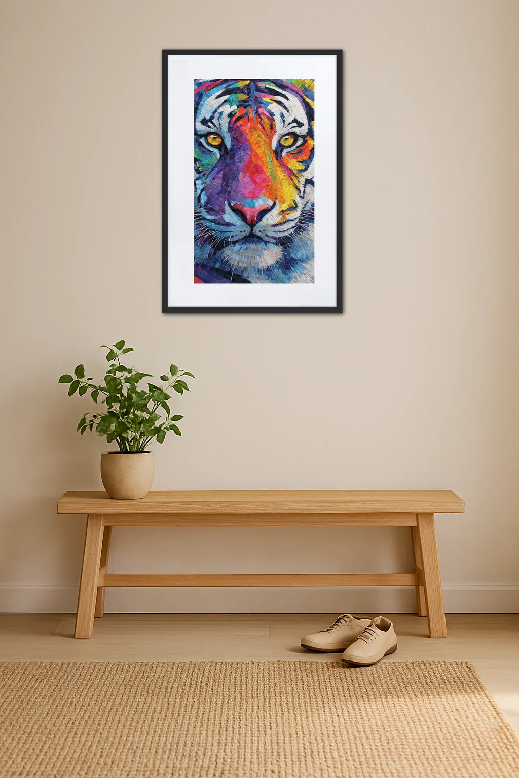 Tableau Pop Art Tigre