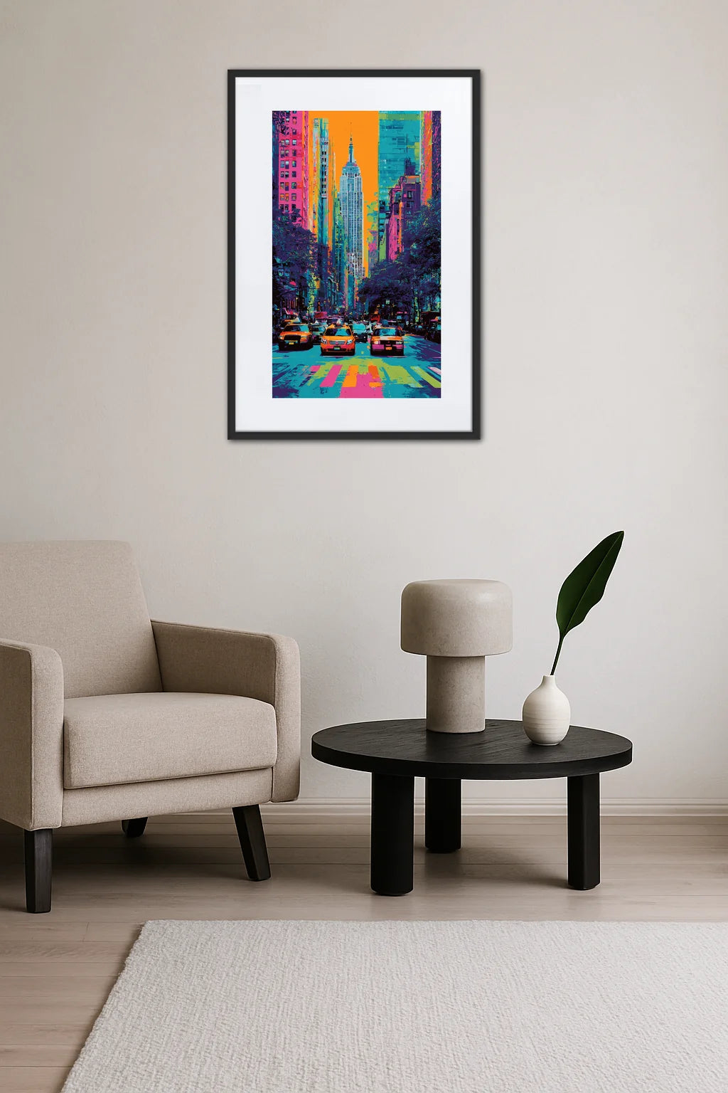 Tableau Pop Art Ville