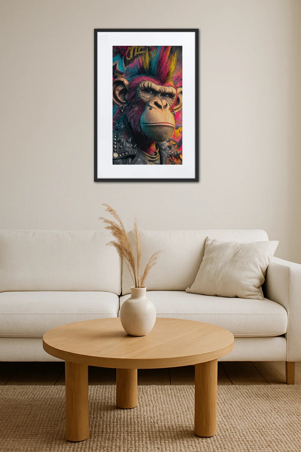 Tableau Singe Punk
