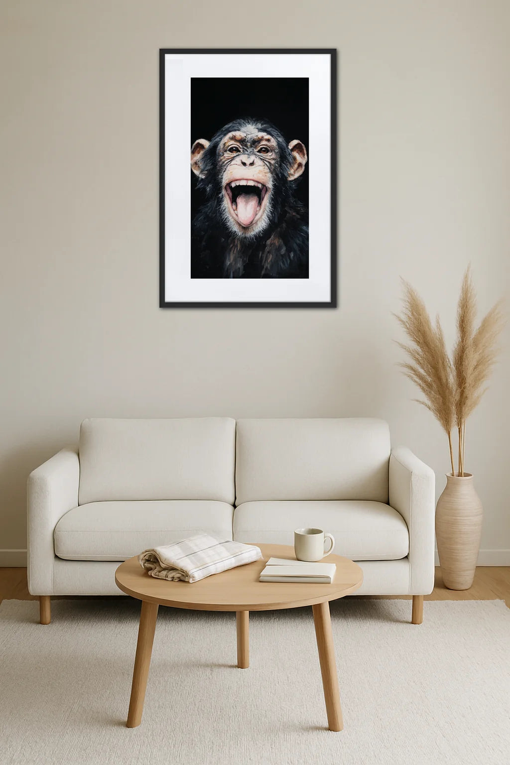 Tableau Singe Qui Tire La Langue