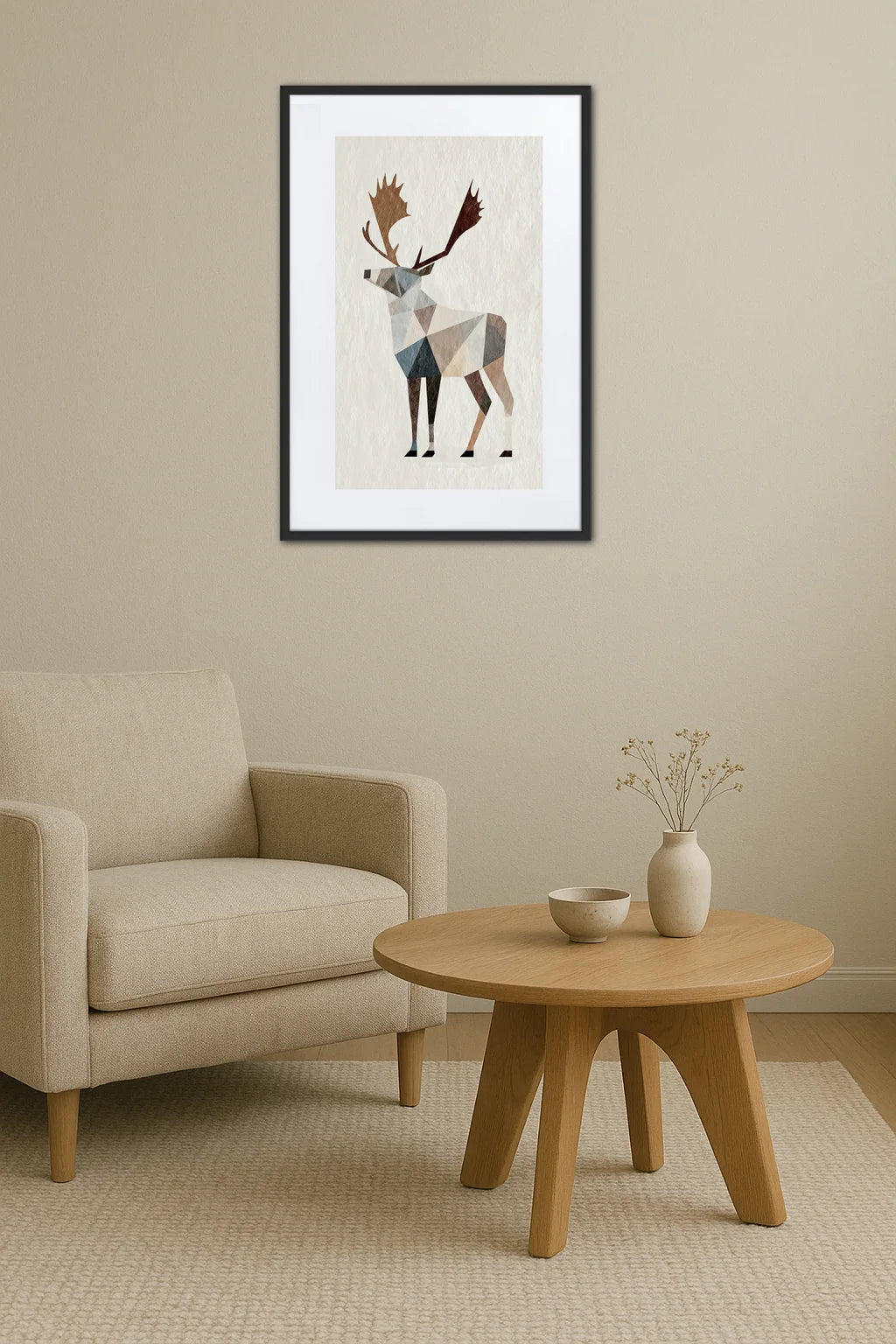 Tableau Cerf Moderne