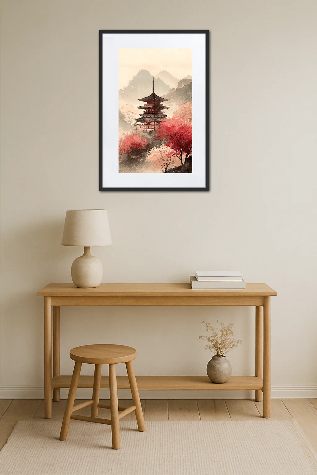 Tableau Temple Japonais