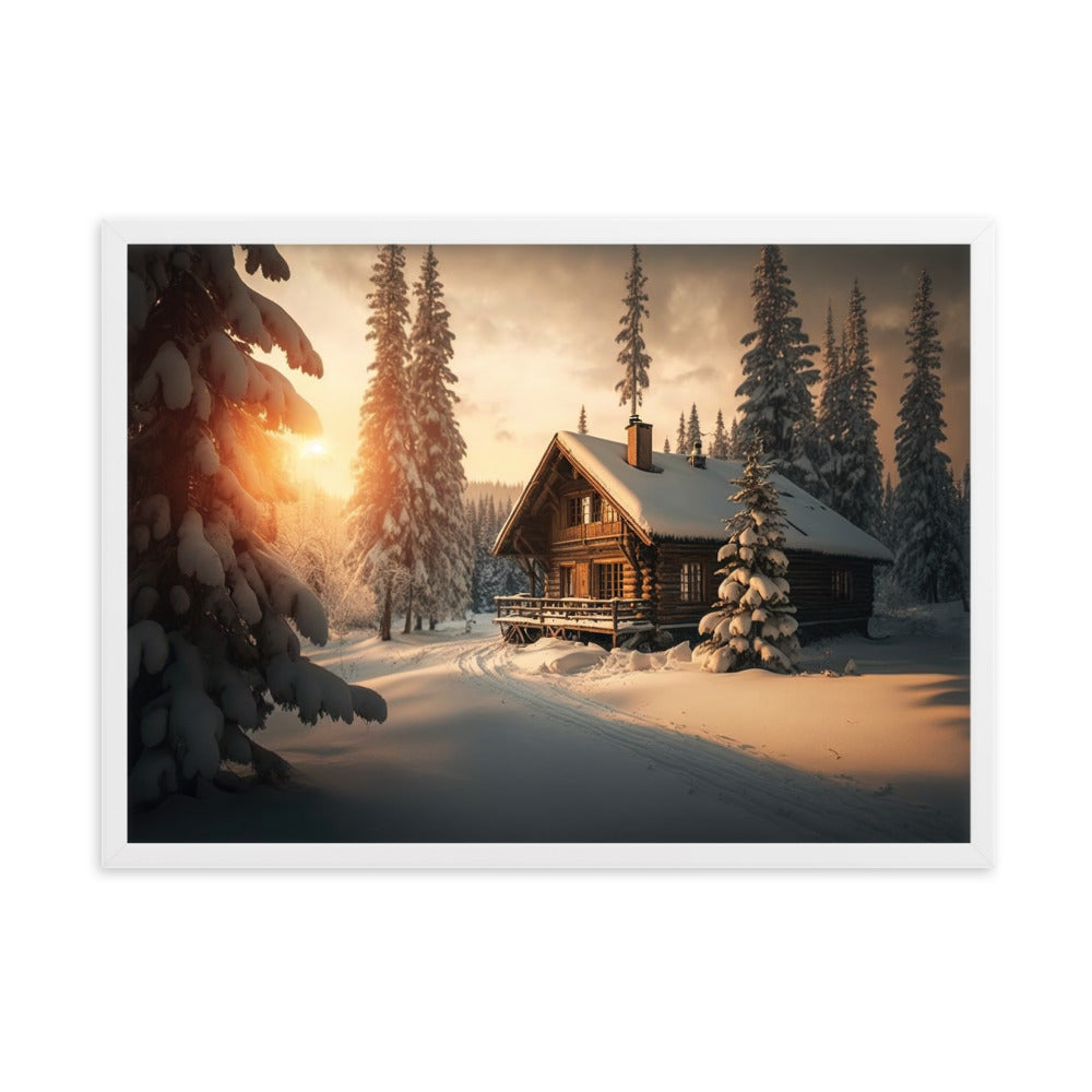 Tableau Paysage Hivernal
