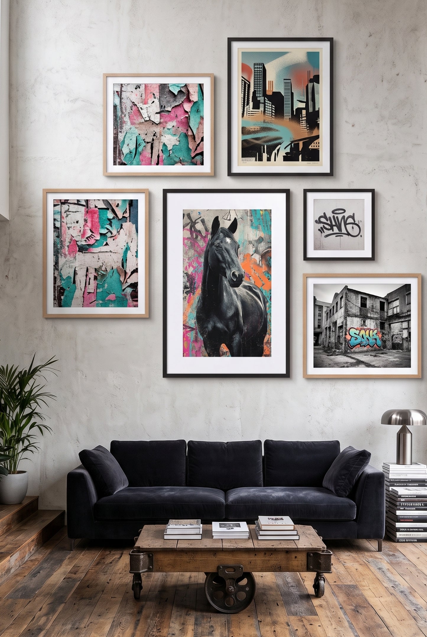 Tableau Cheval Street Art