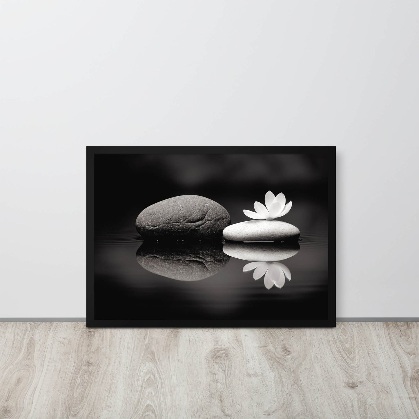 Tableau Zen Noir et Blanc