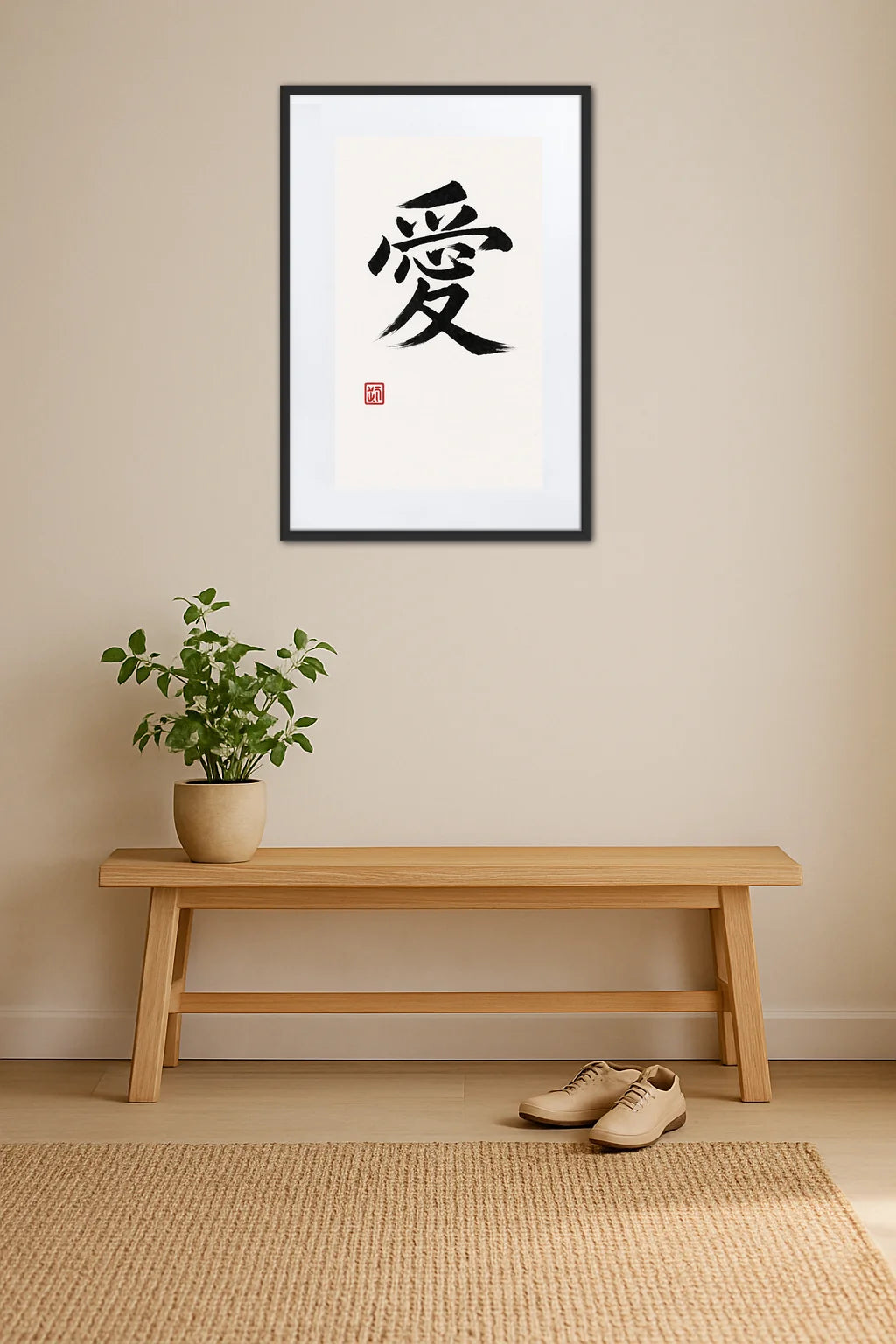 Calligraphie Japonaise Tableau