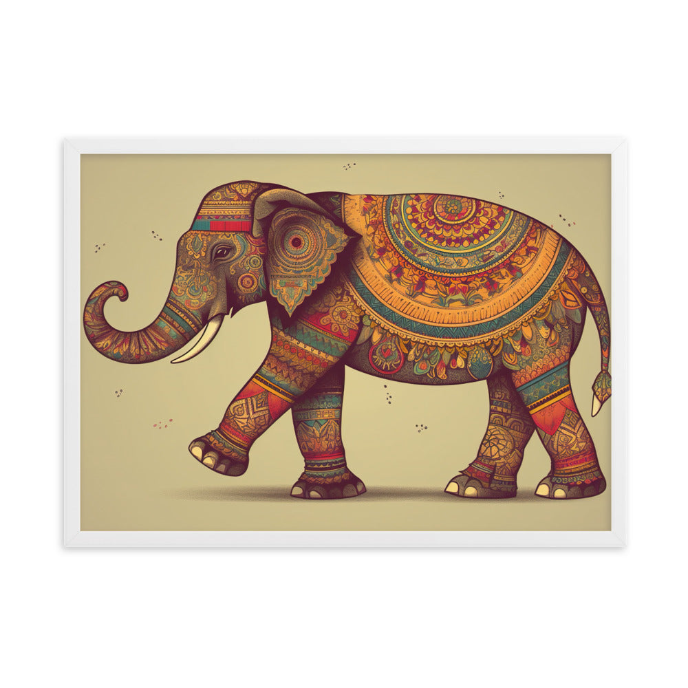 Tableau Éléphant Indien
