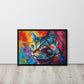 Tableau Chat Multicolore