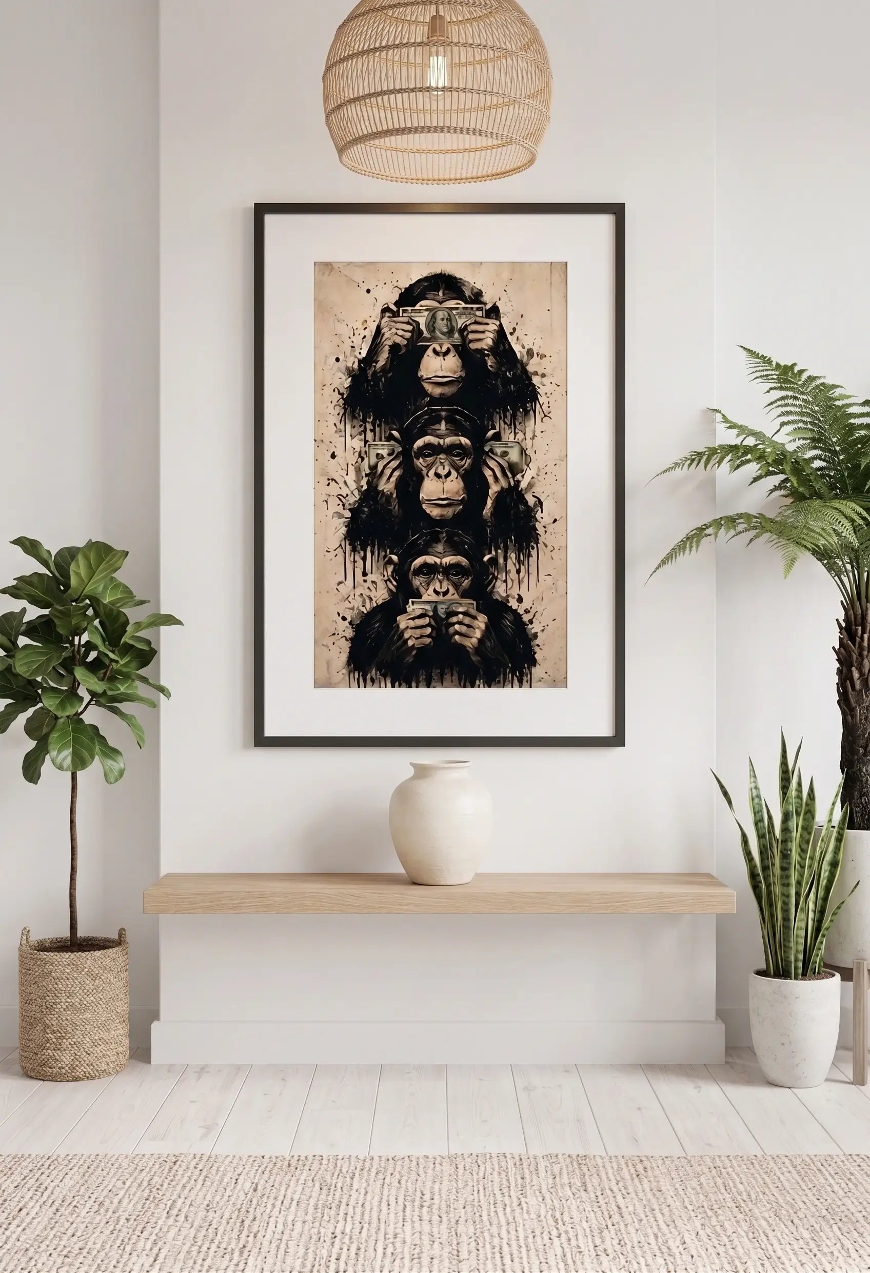 Tableau 3 Singes Capitalisme