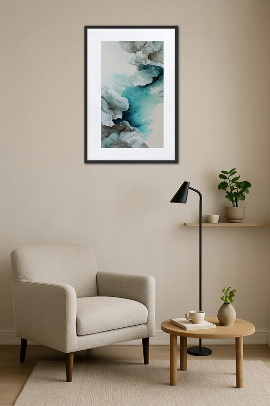 Tableau Abstrait Aquarelle