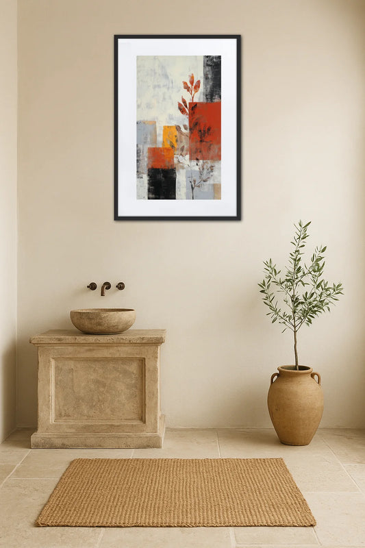 Tableau Abstrait Automne