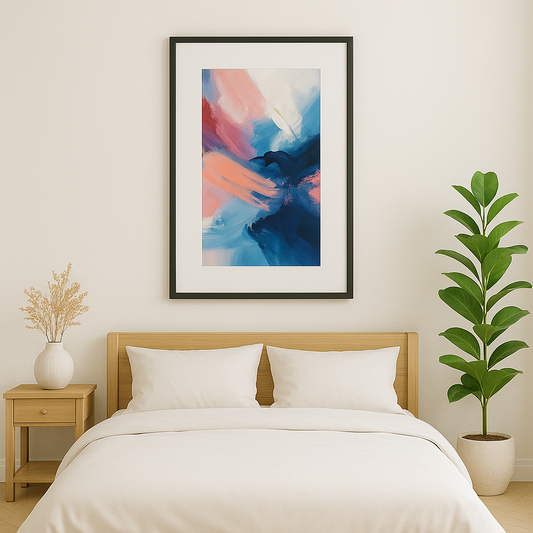 Tableau Abstrait Coloré Grand Format