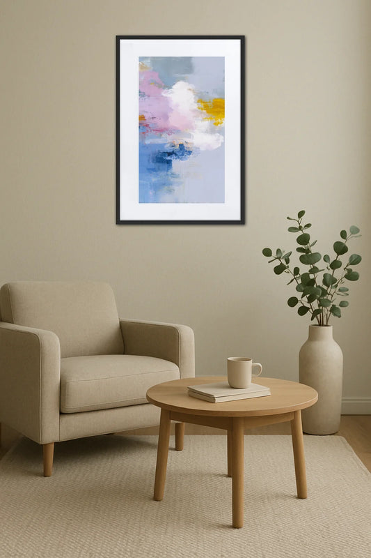 Tableau Abstrait Couleur Pastel