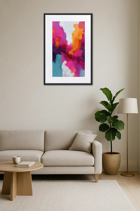 Tableau Abstrait Couleurs Vives