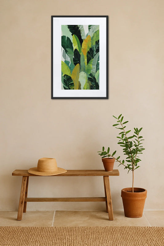 Tableau Abstrait Jungle